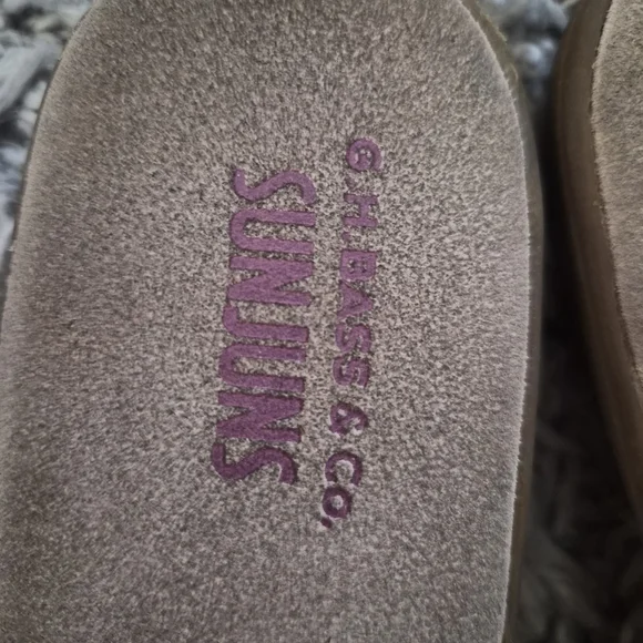 GH Bass Sunjuns White Comfort Sandals Womens Size 8M Crisscross Slides - Picture 4 of 4